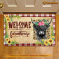 Cow Highland Doormat, Welcome To Our Farmhouse Gift For Cow Lovers, New Home Gift, Housewarming Gift, Cow Decor