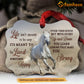 Christmas Horse Ornament, Life Isn't Meant To Be Easy Lived Make You Happy Gift For Horse Lovers, Aluminum Ornament