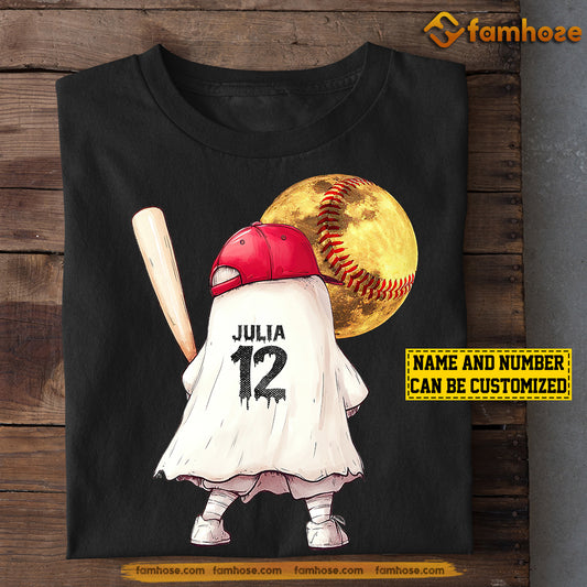 Personalized Halloween Softball T-shirt, My Favorite, Spooky Season Gift For Softball Lovers