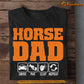 Father's Day Horse T-shirt, Horse Dad Drive Pay Clap Repeat, Gift For Horse Lovers, Horse Riders, Equestrians