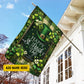 Green Hat Patrick's Day, Personalized St Patrick's Day Garden Flag & House Flag Gift, St Patricks Day Irish Outdoor Decoration