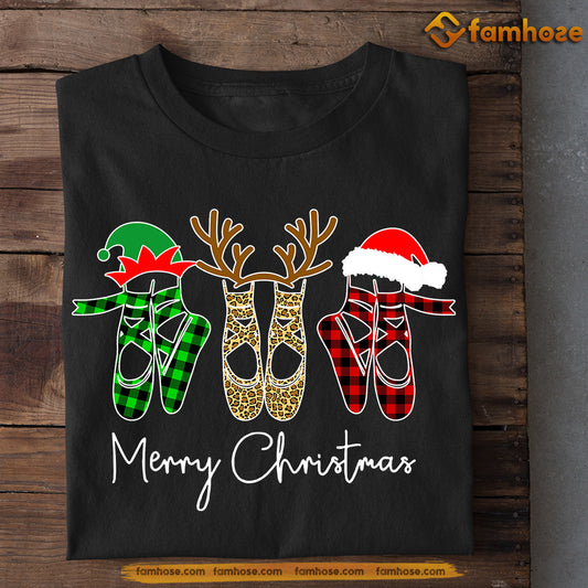 Funny Christmas Ballet T-shirt, Legendary Shoes, Xmas Gift For Ballet Lovers