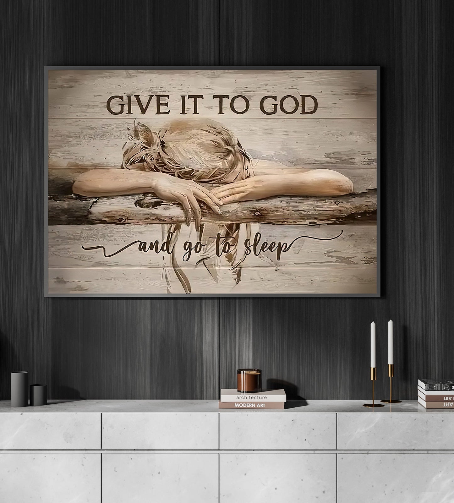 Embracing Divine Peace, Jesus Canvas Painting, Christ Wall Art Decor, Poster Gift For Christian Lovers