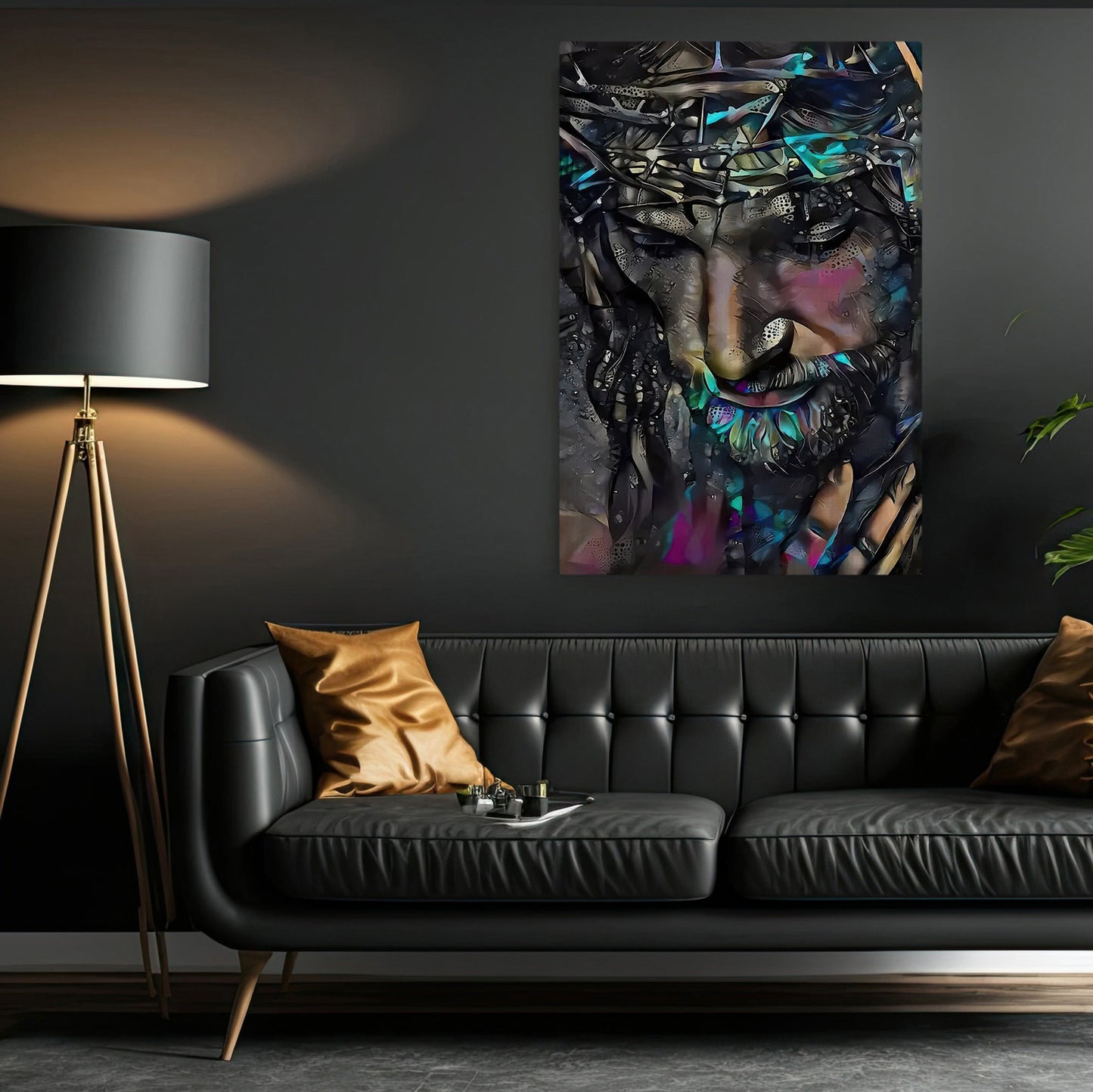 Thanksgiving From Lord Jesus, Jesus Canvas Painting, God Wall Art Decor, Poster Gift For Christian Lovers