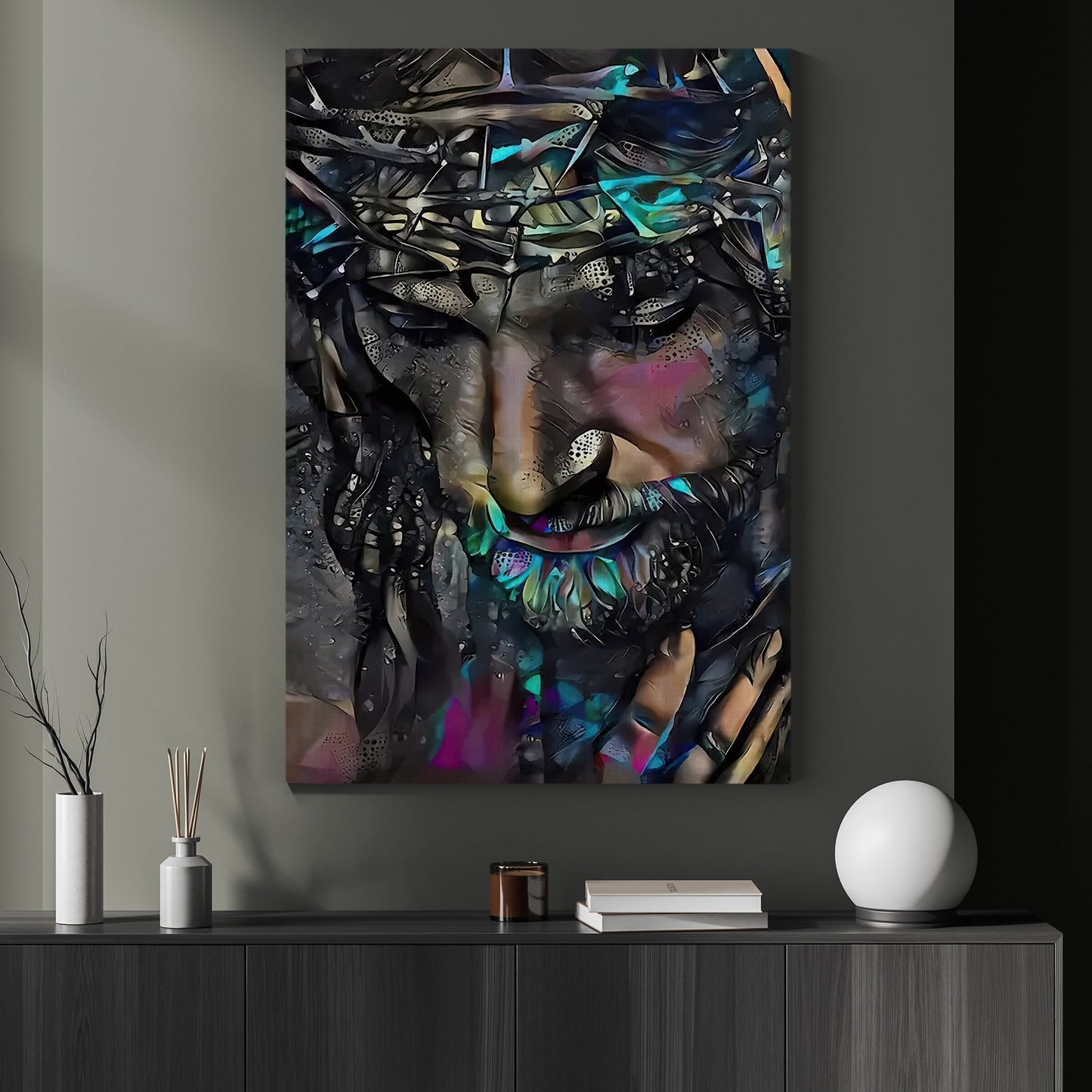 Thanksgiving From Lord Jesus, Jesus Canvas Painting, God Wall Art Decor, Poster Gift For Christian Lovers