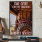 Tractor Poster & Canvas, Time Spent On The Tractor Is Never Wasted, Tractor Canvas Wall Art, Poster Gift For Tractor Lovers