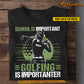 Personalized Back To School Golf Girl T-shirt, School Is Important Golfing Is, Gift For Kids Golf Lovers, Golf Girls