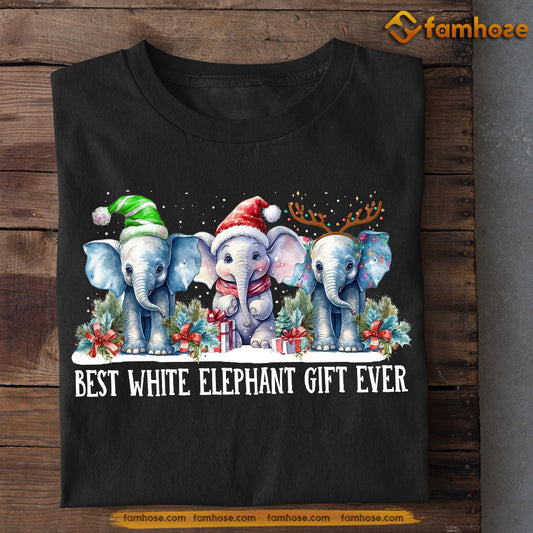 Elephant Christmas T-shirt, Jolly Elephants The Ultimate White Elephant, Gift For Elephant Lovers, Elephant Tees