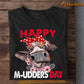 Funny Mother's Day Cow T-shirt, Happy Mudder Day, Gift For Cow Lovers, Cow Farm, Cow Tees