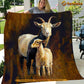 Goat Blanket, I Always Be Here With You My Darling Fleece Blanket - Sherpa Blanket Gift For Goat Lovers, Goat Farm