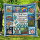 Turtle Blanket, Smile Often Think Positively Laugh Couldy Fleece Blanket - Sherpa Blanket Gift For Turtle Lover, Turtle Owners