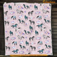 Horse Blanket, Many Horses Together Flower Horses, Horse Fleece Blanket - Sherpa Blanket Gift For Horse Lover