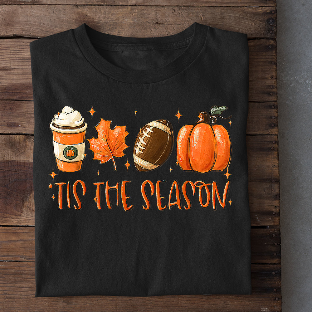 Thanksgiving T-shirt, Tis The Season Pumpkin, Thankful Gift For Your Loved Ones