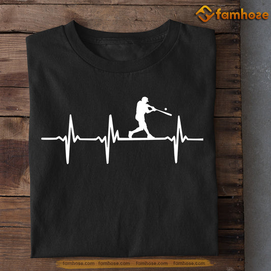 Baseball T-shirt, Baseball Is My Heart Beat, Gift For Baseball Lovers, Baseball Tees