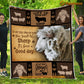 Sheep Blanket, At The End Of Day You Smell Like Sheep Good Day Sheep Fleece Blanket - Sherpa Blanket Gift For Sheep Lover