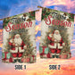 Tis The Season To Be Jolly, Santa Claus Xmas Garden Flag & House Flag, Christmas Flag Gift For Santa Claus Lovers