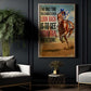 The Only Time You Should Ever Look Back, Motivational Horse Racing Canvas Painting, Inspirational Quotes Wall Art Decor, Poster Gift For Horse Racing Lovers