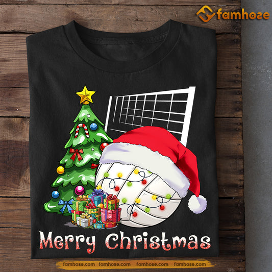 Christmas Volleyball T-shirt, Merry Christmas, Xmas Gift For Volleyball Lovers