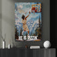 He Is Rizzin, Funny Basketball Canvas Painting, Wall Art Decor, Poster Gift For Basketball Lovers