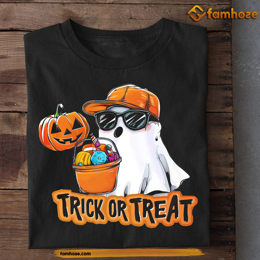 Funny Halloween T-shirt, Trick Or Treat, Gift For Ghost Lovers