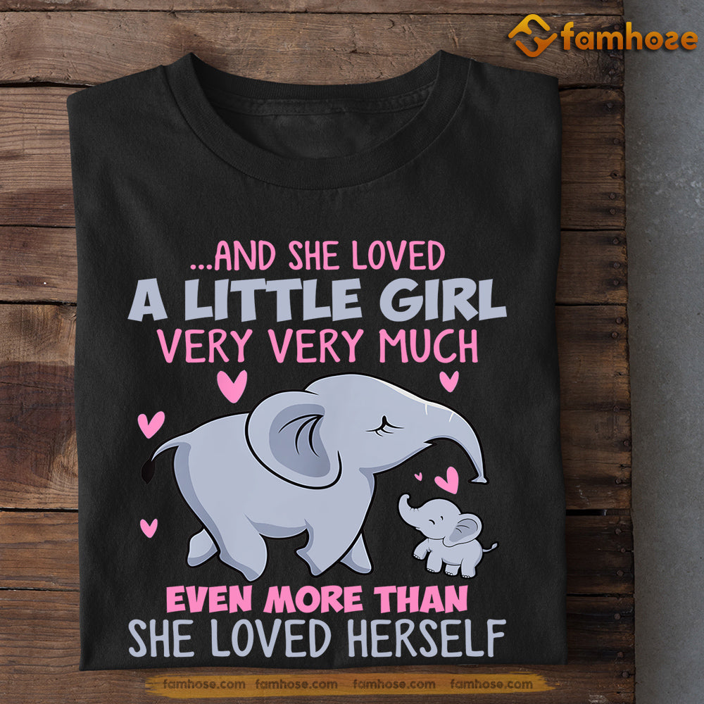 Mother's Day Elephant T-shirt, She Loved A Little Girl Very Very Much, Gift For Elephant Lovers, Elephant Moms