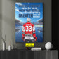 Believe In Yourself Something Inside You, Personalized Motivational Hockey Canvas Painting, Inspirational Quotes Wall Art Decor, Poster Gift For Hockey Lovers