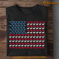 July 4th Goat T-shirt, Goat Arrange A USA Flag Goat Patriotic Tees, Independence Day Gift For Goat Lovers, Farmers