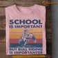 Bull Riding T-shirt, School Is Important But Bull Riding Is Importanter, Back To School Gift For Bull Riding Lovers, Horse Tees