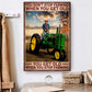 Farm Poster & Canvas, You Don't Stop Farming When You Get Old, Tractor Canvas Wall Art, Poster Gift For Farm Lovers