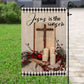 Faithful Festive Remembrance, Jesus Xmas Garden Flag & House Flag, Christmas Flag Gift For Jesus Lovers