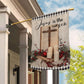 Faithful Festive Remembrance, Jesus Xmas Garden Flag & House Flag, Christmas Flag Gift For Jesus Lovers