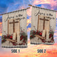 Faithful Festive Remembrance, Jesus Xmas Garden Flag & House Flag, Christmas Flag Gift For Jesus Lovers