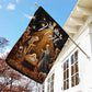 Starry Bethlehem Reverence, Christians Xmas Garden Flag & House Flag, Nativity Christians Flag Gift