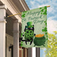 St Patrick's Day Cat Flag, Hold The Clovers, St Patrick's Day Cat Garden Flag & House Flag Gift, St Patricks Day Irish Outdoor Decoration Gift For Cat Lovers