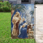 O Holy Night Scene A Birth of Our Lord, Nativity Xmas Garden Flag - House Flag Gift, Gift For Christians Lovers