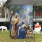 O Holy Night Scene A Birth of Our Lord, Nativity Xmas Garden Flag - House Flag Gift, Gift For Christians Lovers