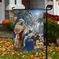 O Holy Night Scene A Birth of Our Lord, Nativity Xmas Garden Flag - House Flag Gift, Gift For Christians Lovers