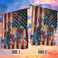 Dog American Flag, Red White Woof With A USA Flag July 4th Gift For Dog Lovers, Dog Owners