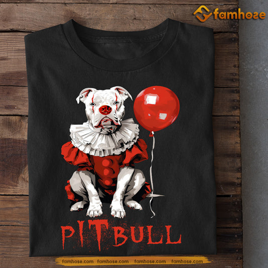 Halloween Pitbull Dog T-shirt, Spooky Season Gift For Dog Lovers, Dog Owners Tee