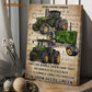 Tractor Poster & Canvas, The Whole Town Said That He Should've Used Red, Tractor Canvas Wall Art, Poster Gift For Tractor Lovers