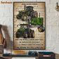 Tractor Poster & Canvas, The Whole Town Said That He Should've Used Red, Tractor Canvas Wall Art, Poster Gift For Tractor Lovers