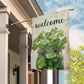 Welcome Shamrocks In The Bottle, St Patrick's Day Garden Flag & House Flag Gift, St Patricks Day Irish Outdoor Decoration