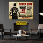 Personalized Motivational Soccer Boy Canvas Painting, Never Quit Dreams Goals Can Do It, Inspirational Quotes Wall Art Decor, Poster Gift For Soccer Lovers