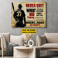 Personalized Motivational Baseball Canvas Painting, Never Quit Today Is Another Day, Inspirational Quotes Wall Art Decor, Poster Gift For Baseball Lovers