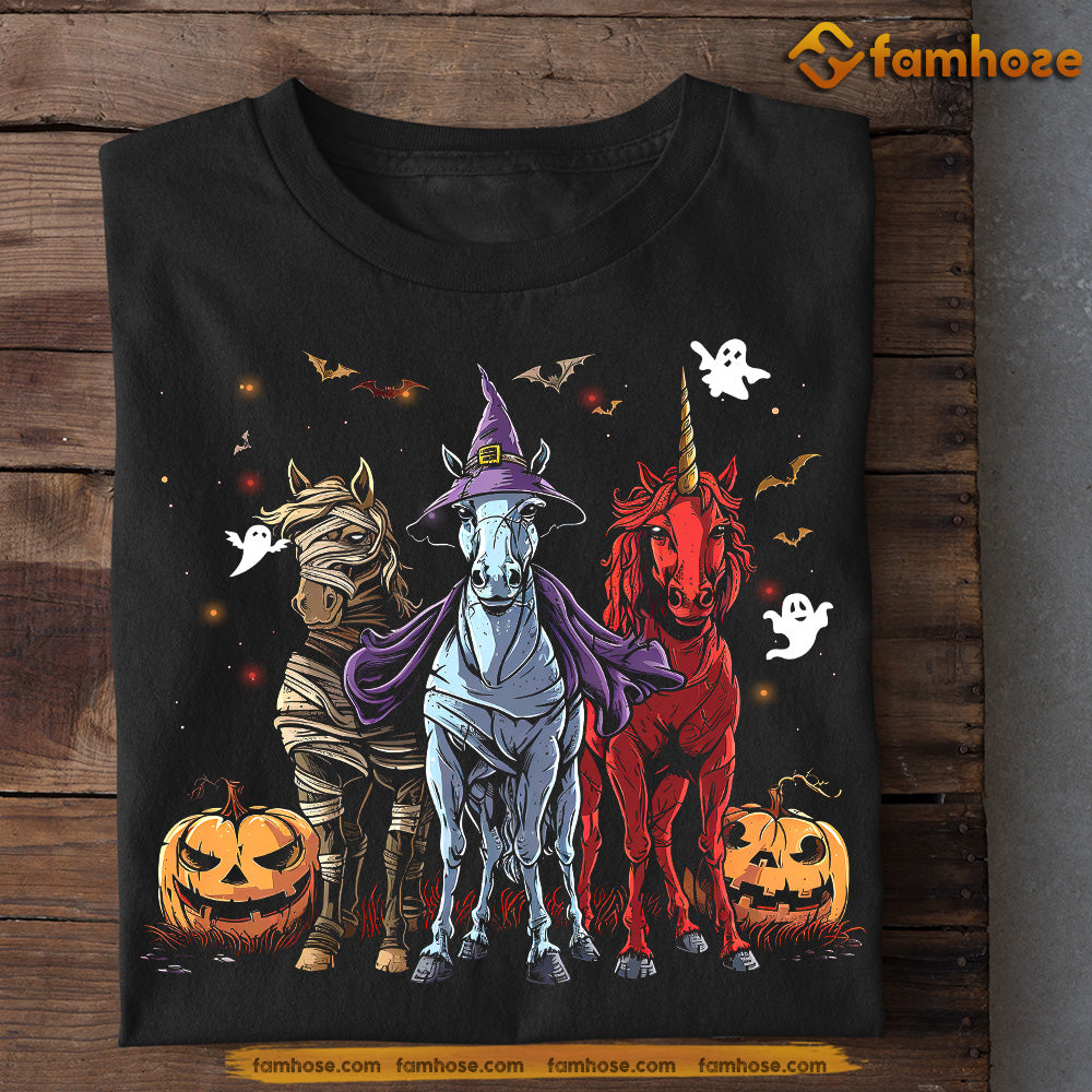 Halloween Horse T-shirt, Gift For Horse Lovers, Horse Riders, Equestrians