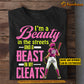 Personalized Softball Girl T-shirt, I'm A Beauty In The Streets, Gift For Softball Lovers, Softball Girls