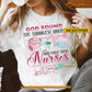 Personalized Nurse T-shirt, God Found The Strongest Women Tees Gift For Nurse Lovers