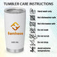 Personalized Rugby Dad Daughter Tumbler, Behind Every Rugby Player Sports Stainless Steel Tumbler, Travel Mug Tumblers Gift For Rugby Lovers