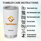 Personalized Cool Cat Tumbler, I'm Fragile Not Like A Flower Like A Bomb Stainless Steel Tumbler, Gift For Cat Lovers, Cat Owners