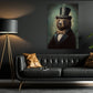 Mr. Bear In Suit Earl, Victorian Bear Canvas Painting, Victorian Animal  Wall Art Decor - Gothic Bear Poster Gift